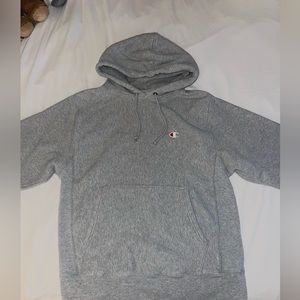 Grey champion hoodie